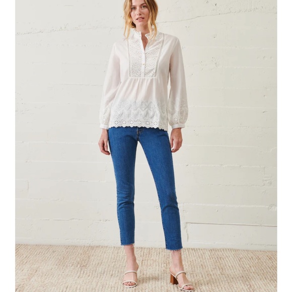 WVN Tops - WVN Meredith eyelet blouse
